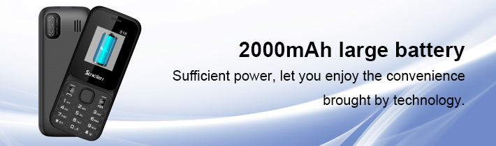 2000mAh large battery